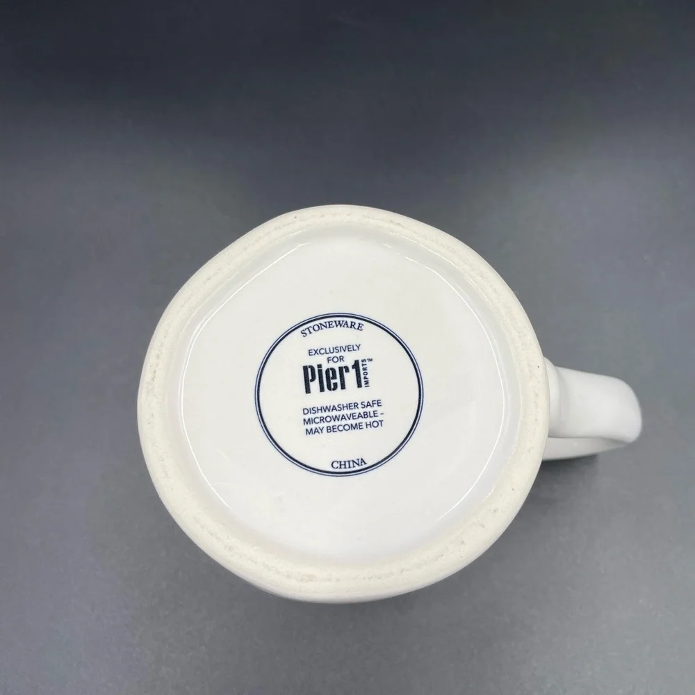 Pier One Stoneware Joy coffee Mug